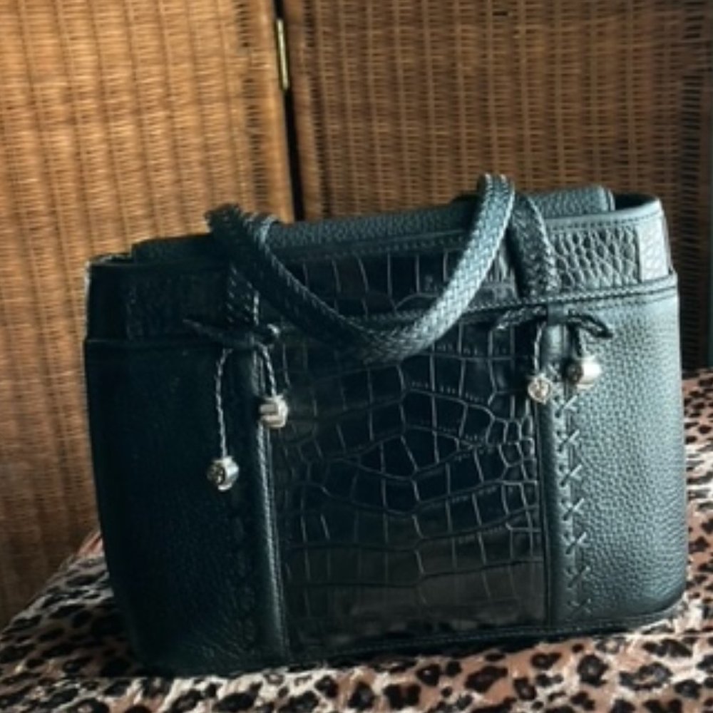 Black Satchel Bag by Brighton